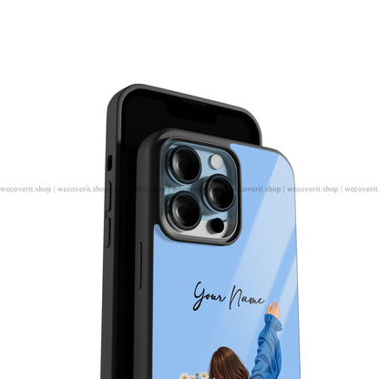 Free Spirit Blooms Illustration Premium Glossy Phone Cover