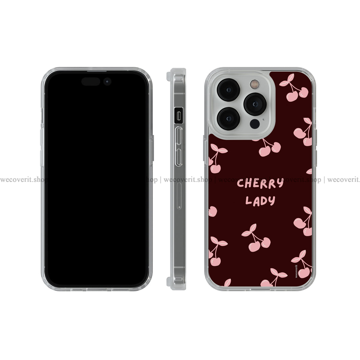 Cherry Lady Soft Mobile Cover