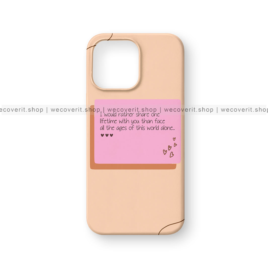 Quote Of Loyalty Mobile Cover