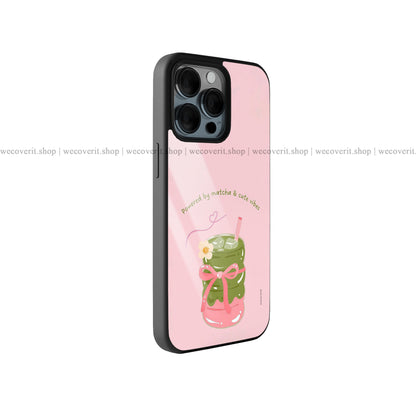 Matcha Vibes Premium Glossy Phone Cover