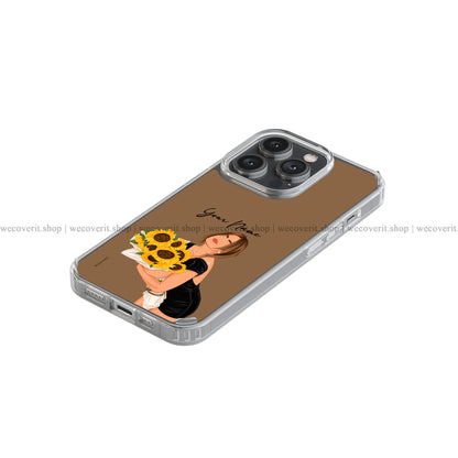 Sunflower Crush Illustration Soft Mobile Cover