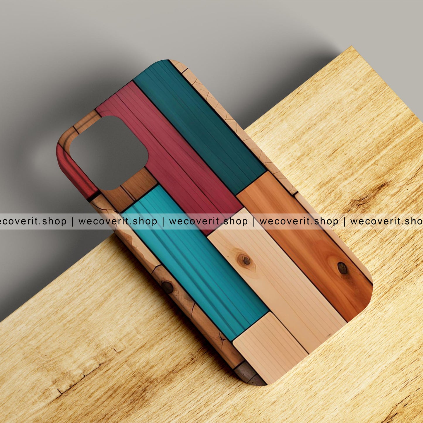 Wooden Texture Blocks Cover