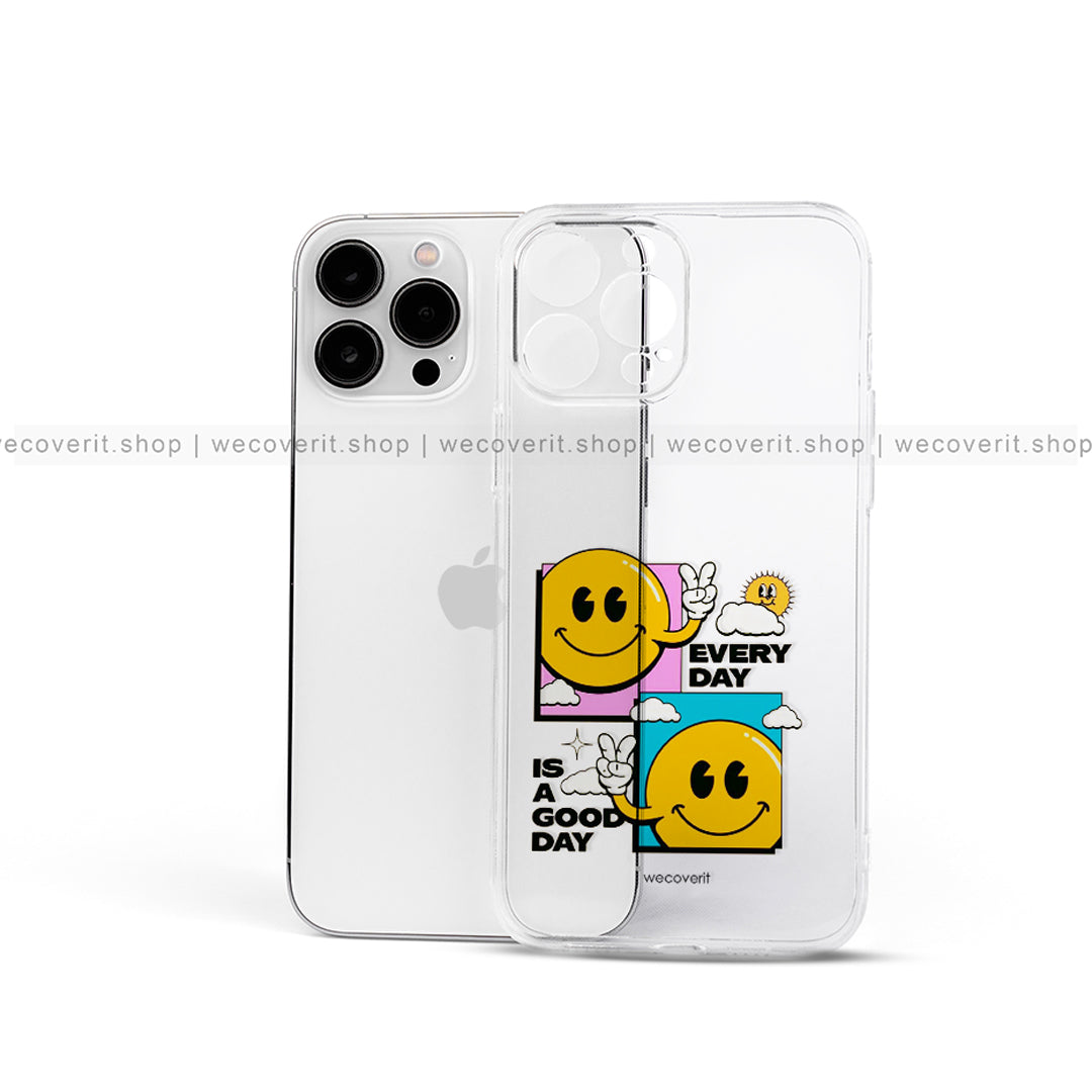 Every Day Is A Good Day Clear Transparent Mobile Cover