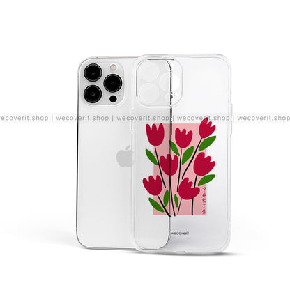 Tulip Flower Vector Art Clear Transparent Mobile Cover