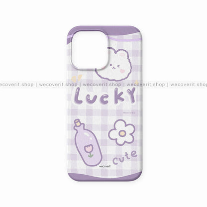 Lucky Lilac Kawai Mobile Cover