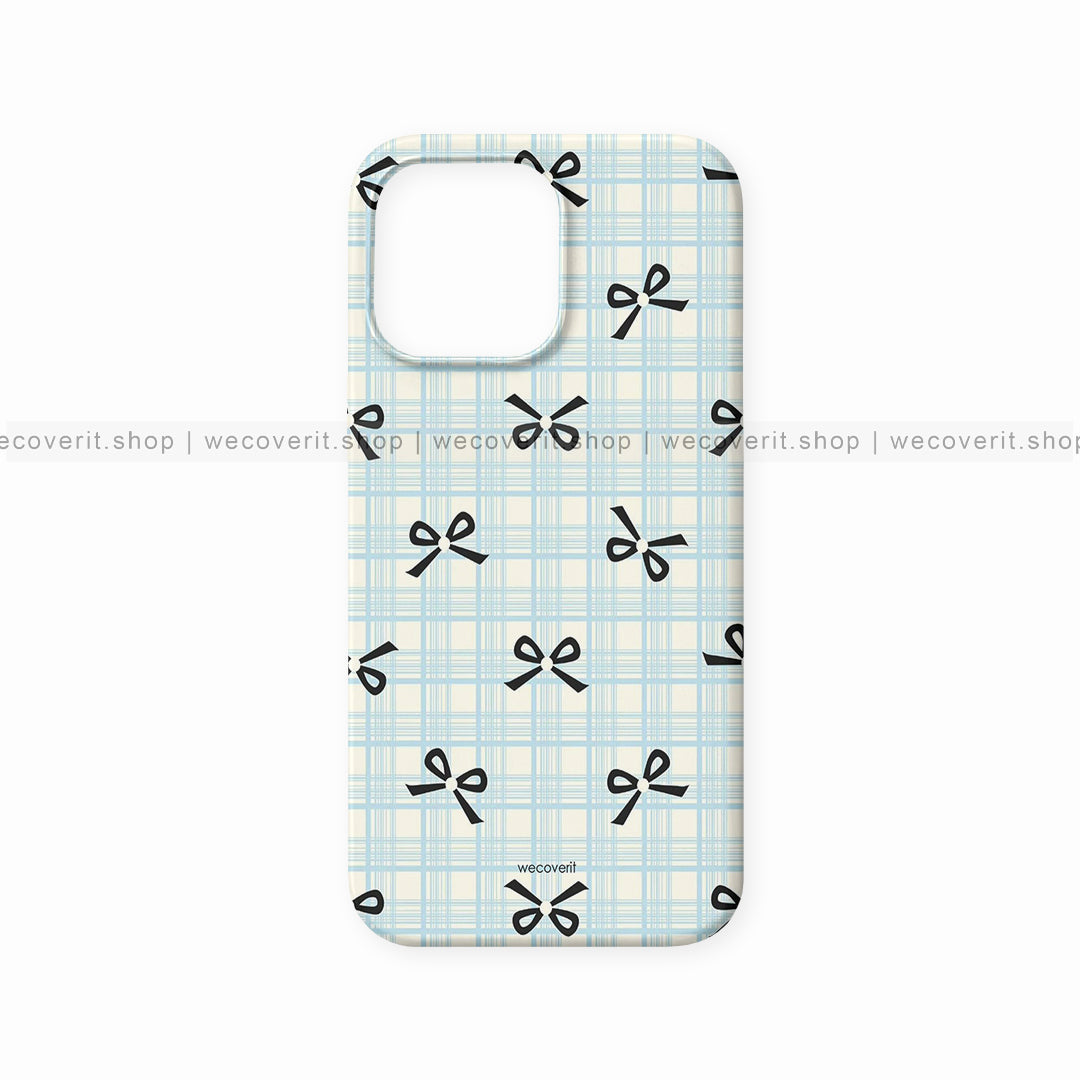 Plaid Elegance Kawai Mobile Cover