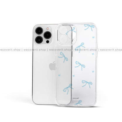 Minimalist Ribbon Transparent Mobile Cover