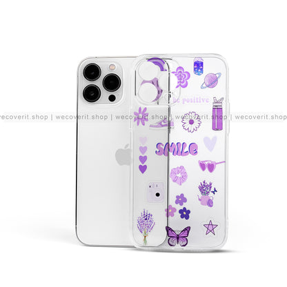 Smile & Shine Transparent Mobile Cover