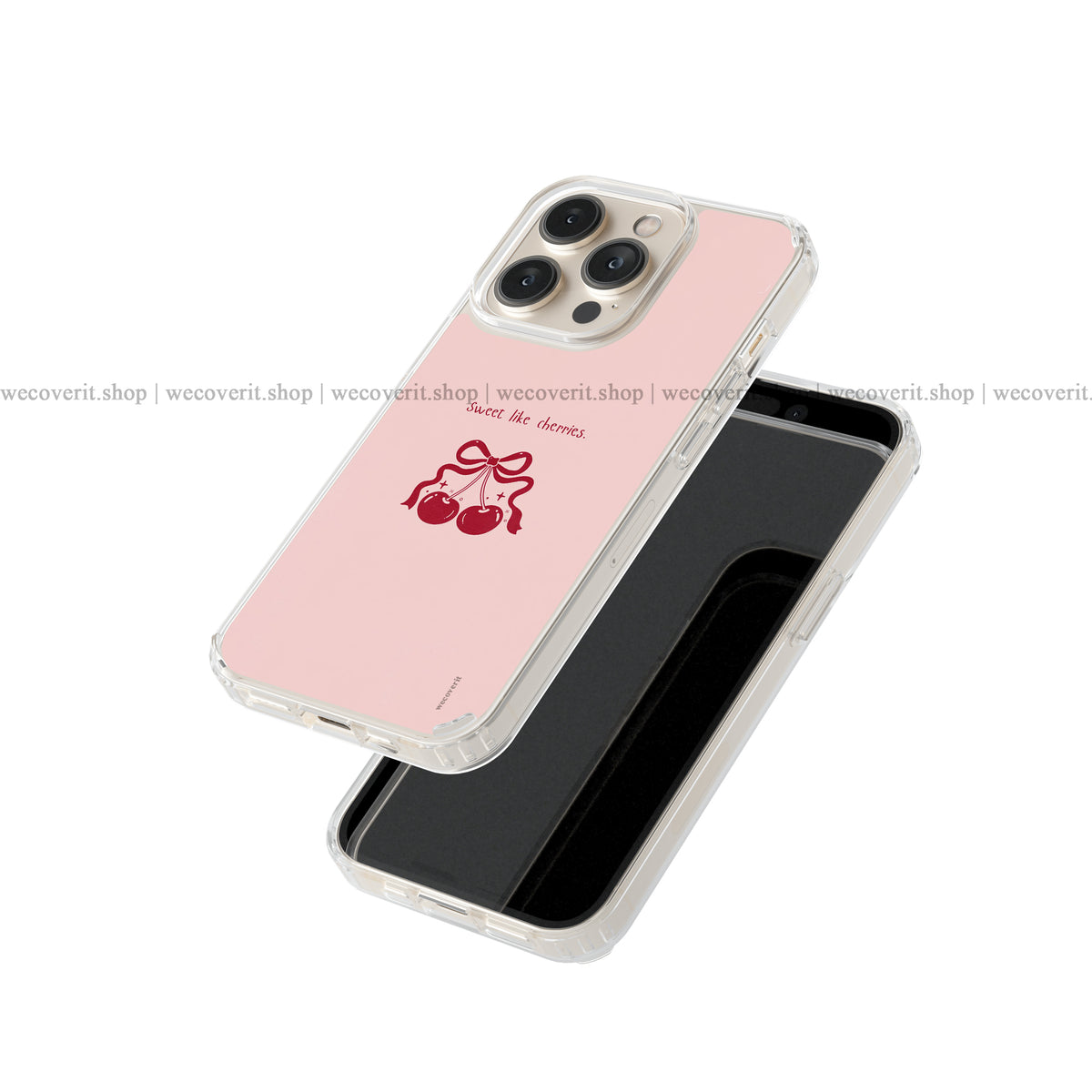 Sweet Cherry Bow Soft Mobile Cover