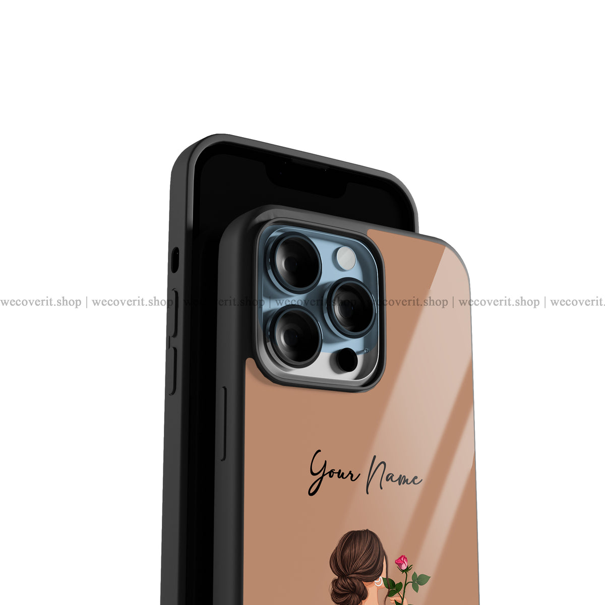 Rosy Mood Illustration Premium Glossy Phone Cover