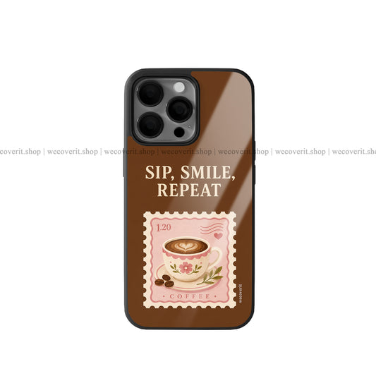 Coffee Postcard Premium Glossy Phone Cover