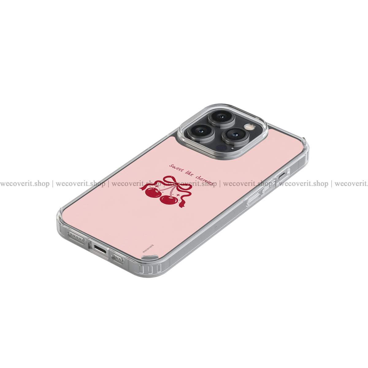 Sweet Cherry Bow Soft Mobile Cover