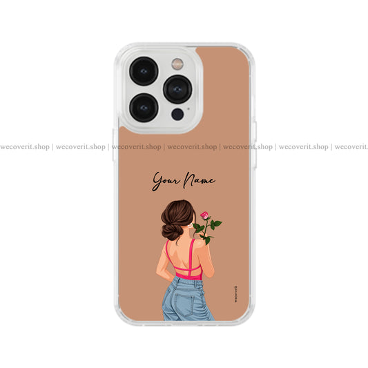 Rosy Mood Illustration Soft Mobile Cover
