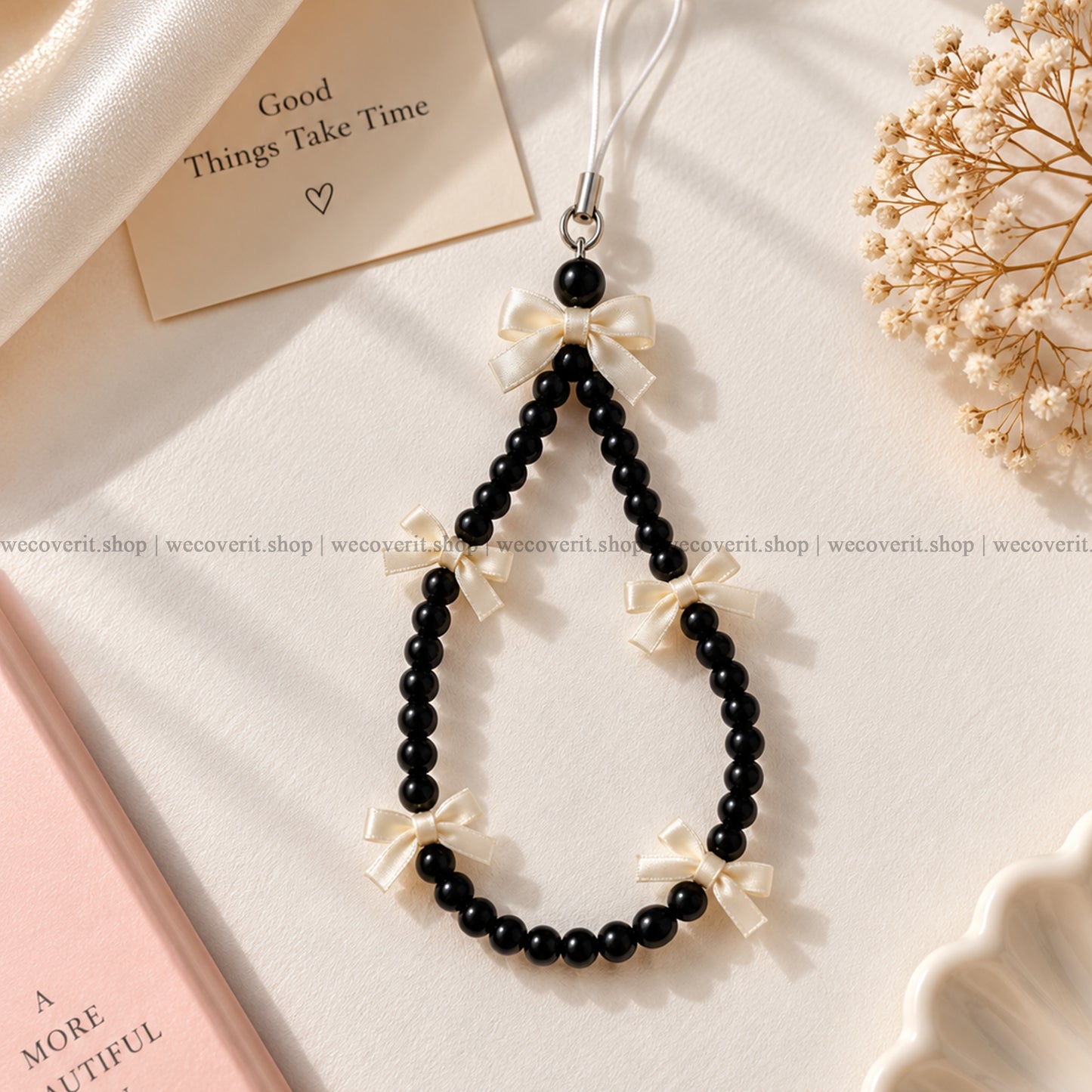 Midnight Bow Charm