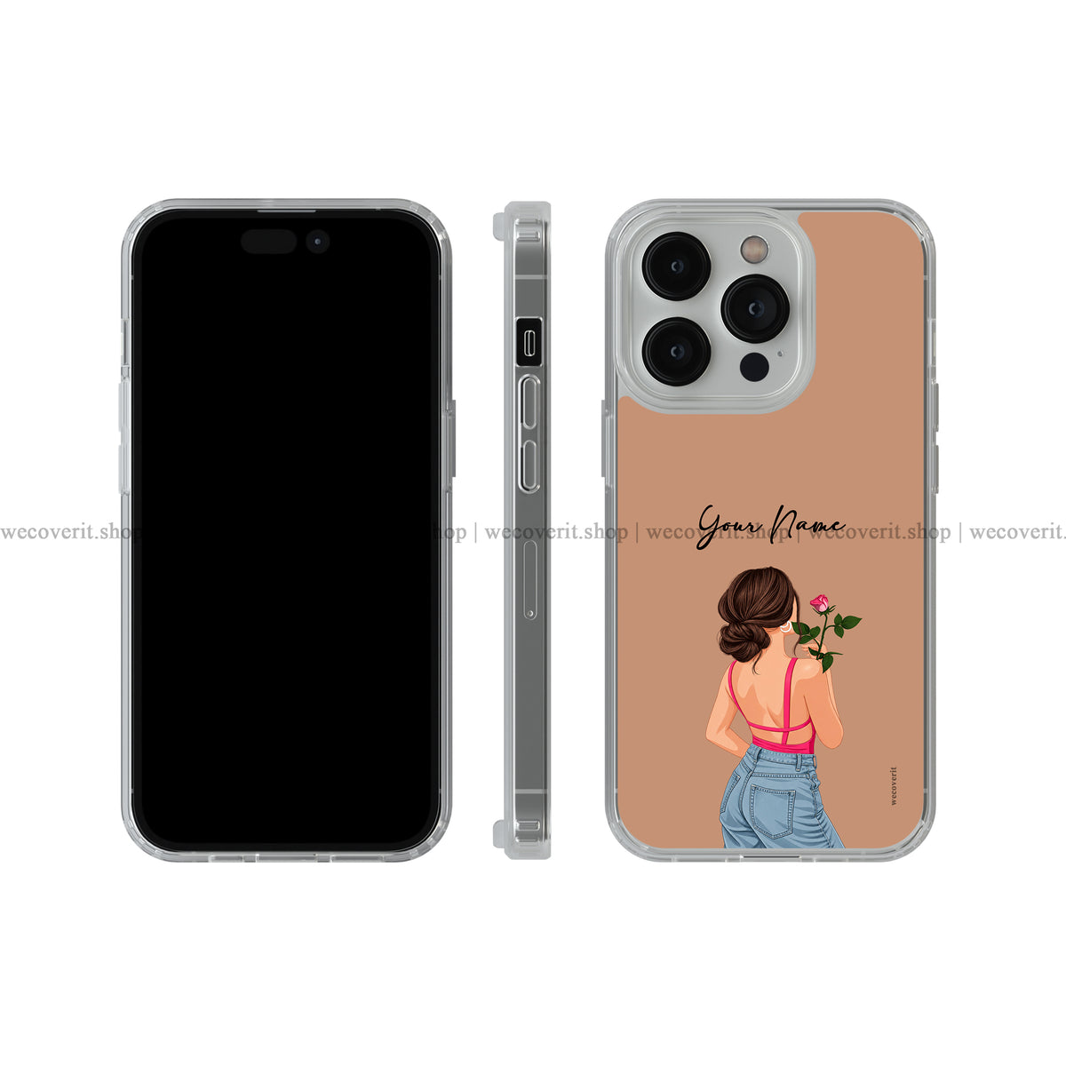 Rosy Mood Illustration Soft Mobile Cover