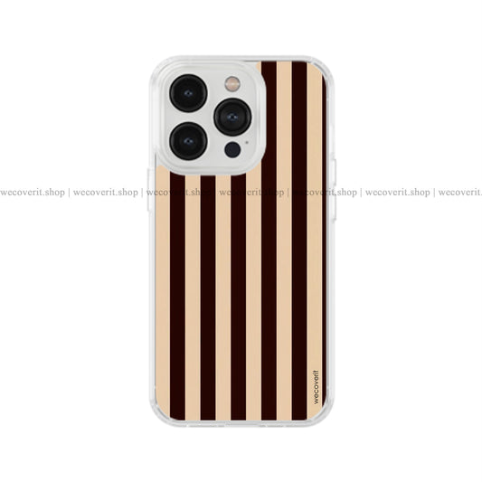 Latte Stripe Aesthetic Soft Cover