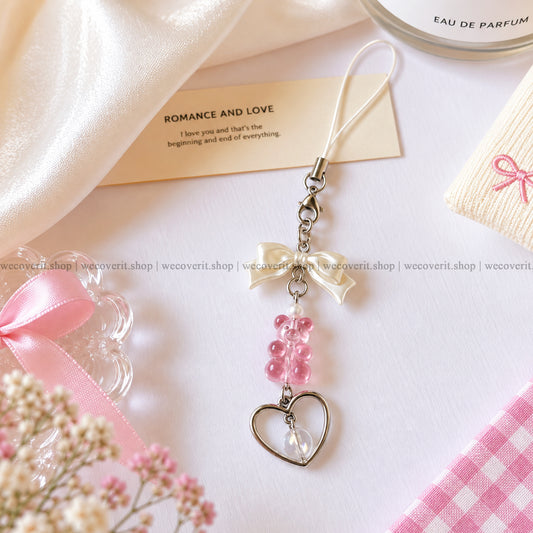 Blush Teddy Love Charm