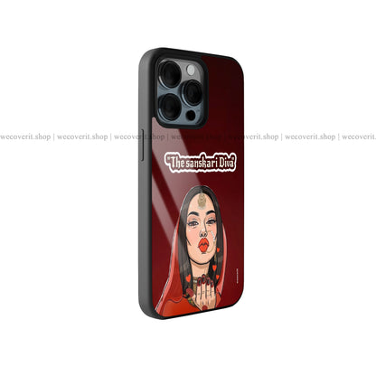 Sanskari Diva Premium Glossy Phone Cover