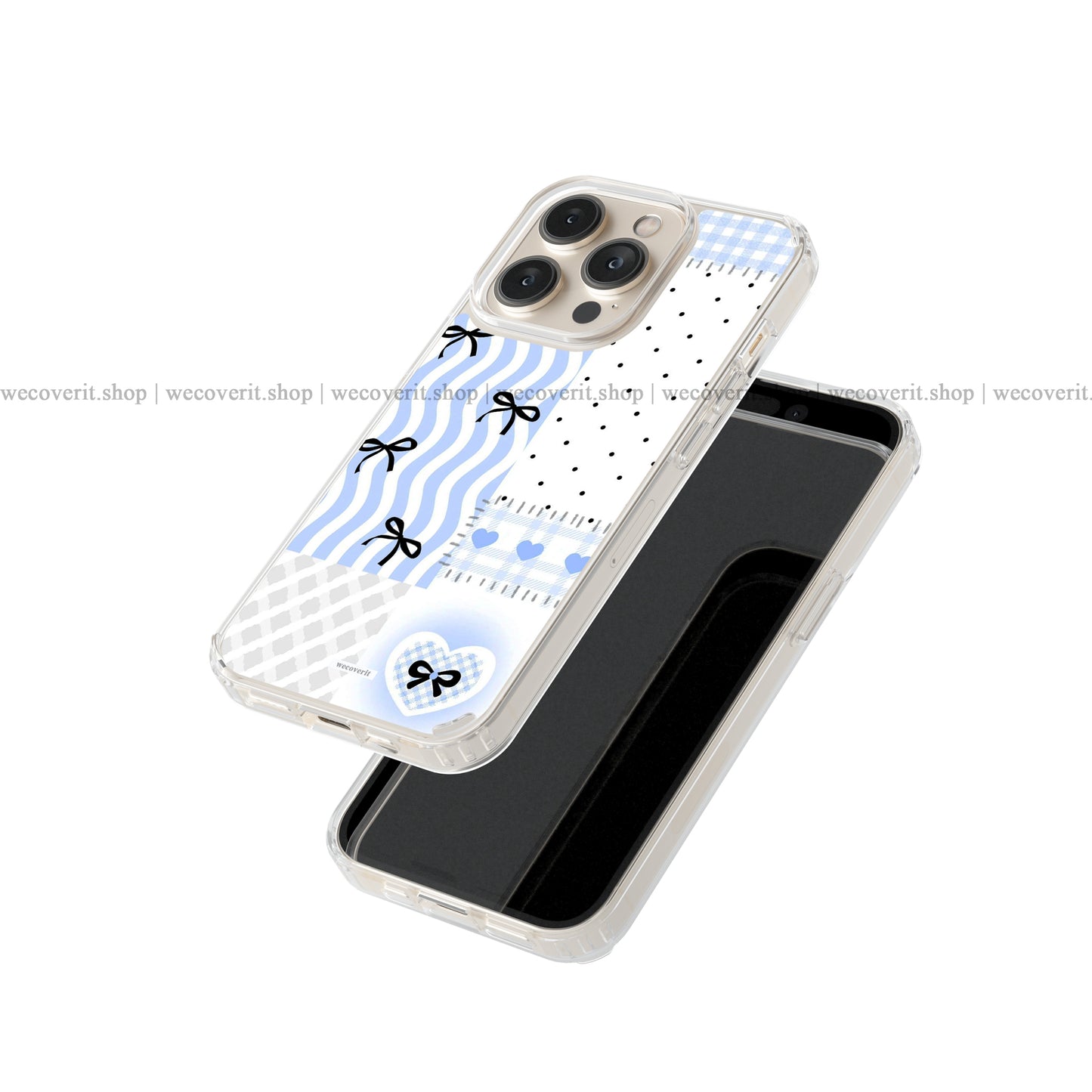 Blue Bow Diary Soft Mobile Cover