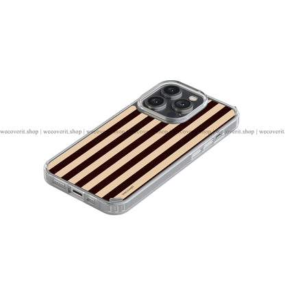Latte Stripe Aesthetic Soft Cover