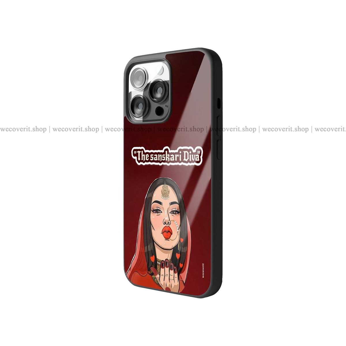 Sanskari Diva Premium Glossy Phone Cover