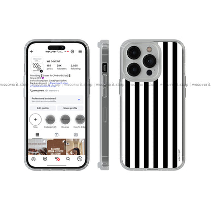 Mono Stripe Aesthetic Soft Cover