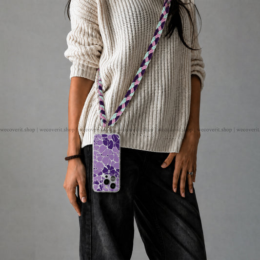 Crochet Candy Braid Phone Slings