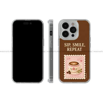 Coffee Postcard Soft Mobile Cover