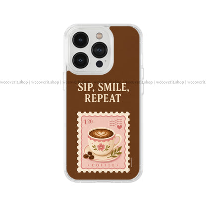 Coffee Postcard Soft Mobile Cover