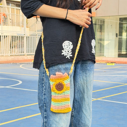 Sunshine Crochet Phone Sling