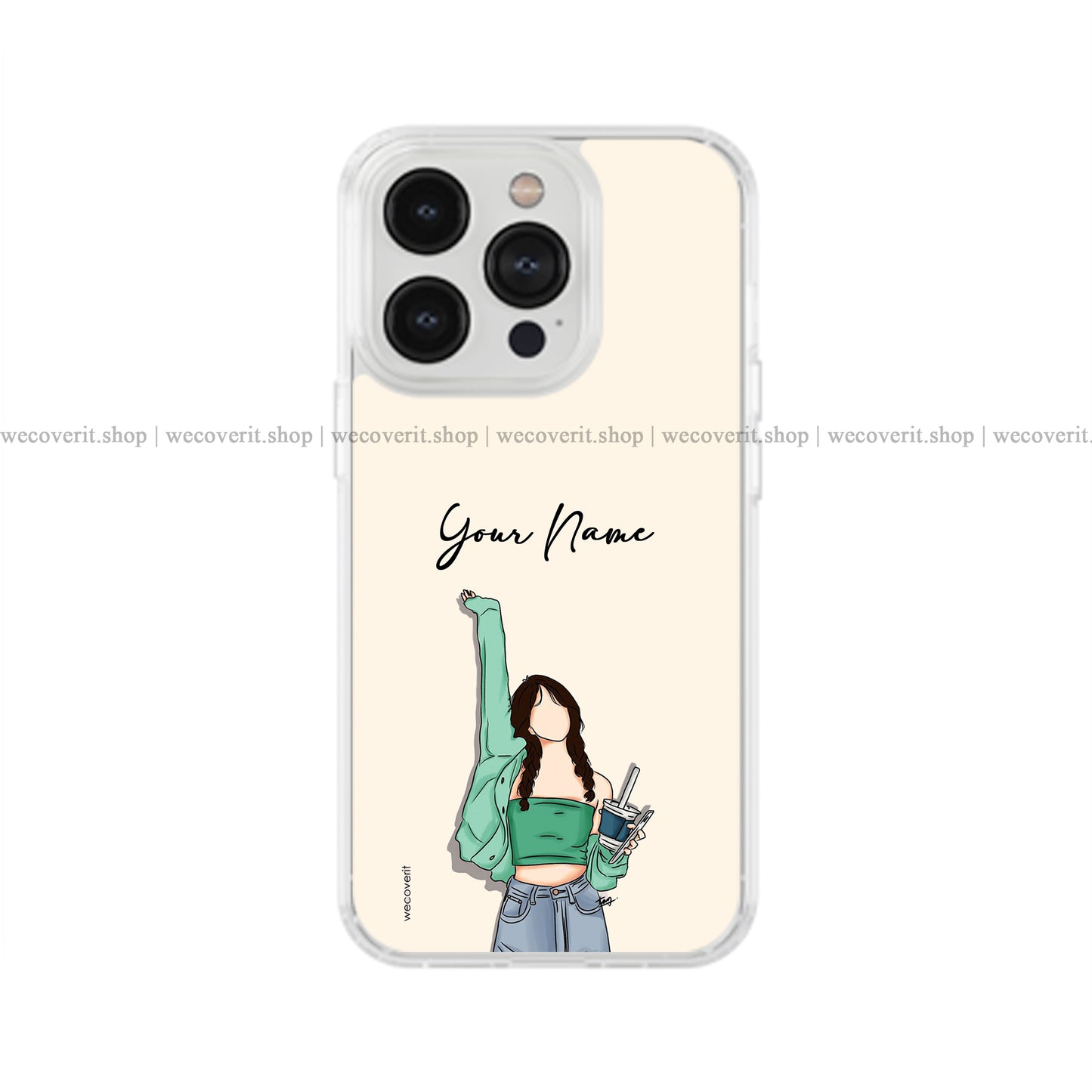 A Free Soul Girl Illustration Soft Mobile Cover