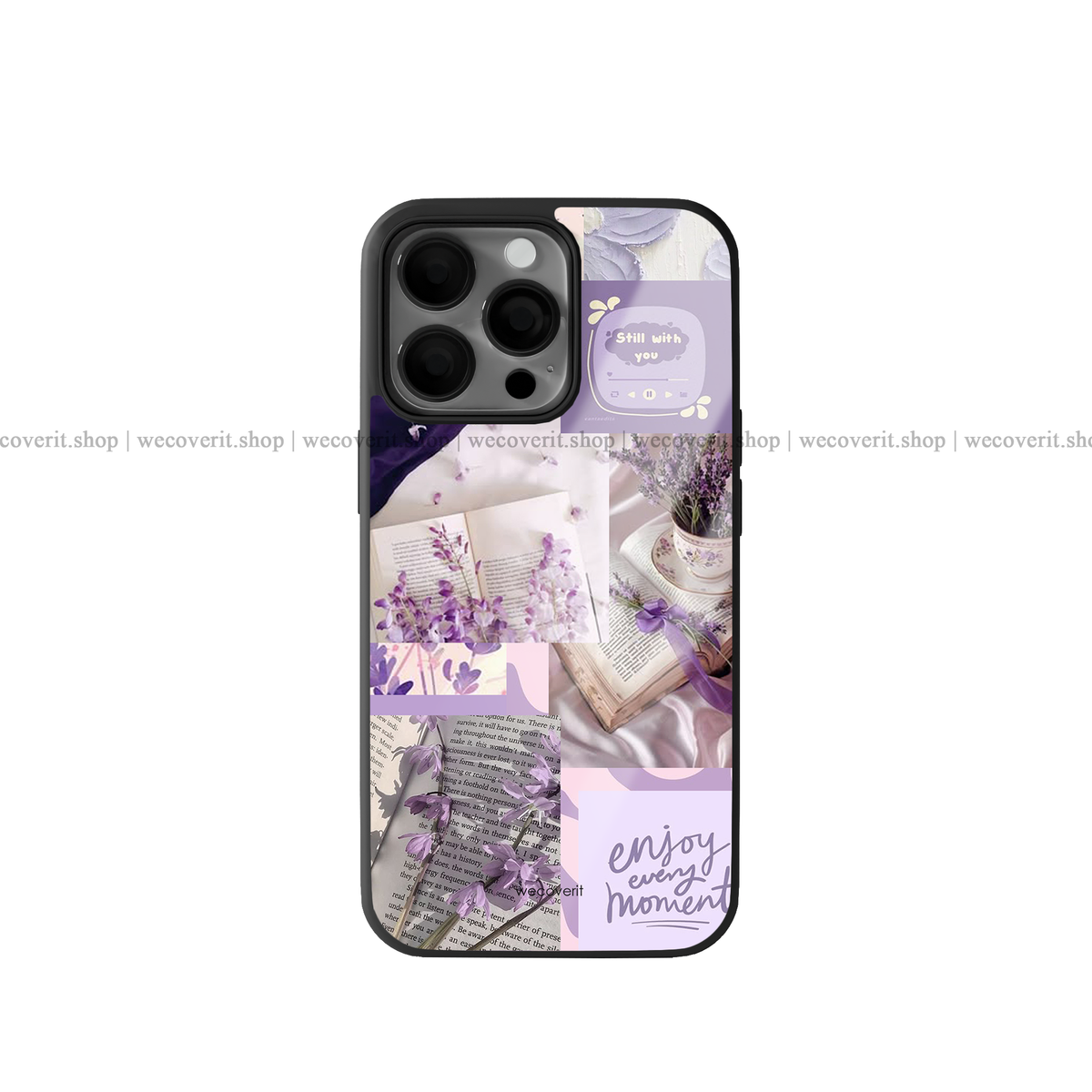 Aesthetic In Purple Premium Glossy Phone Cover