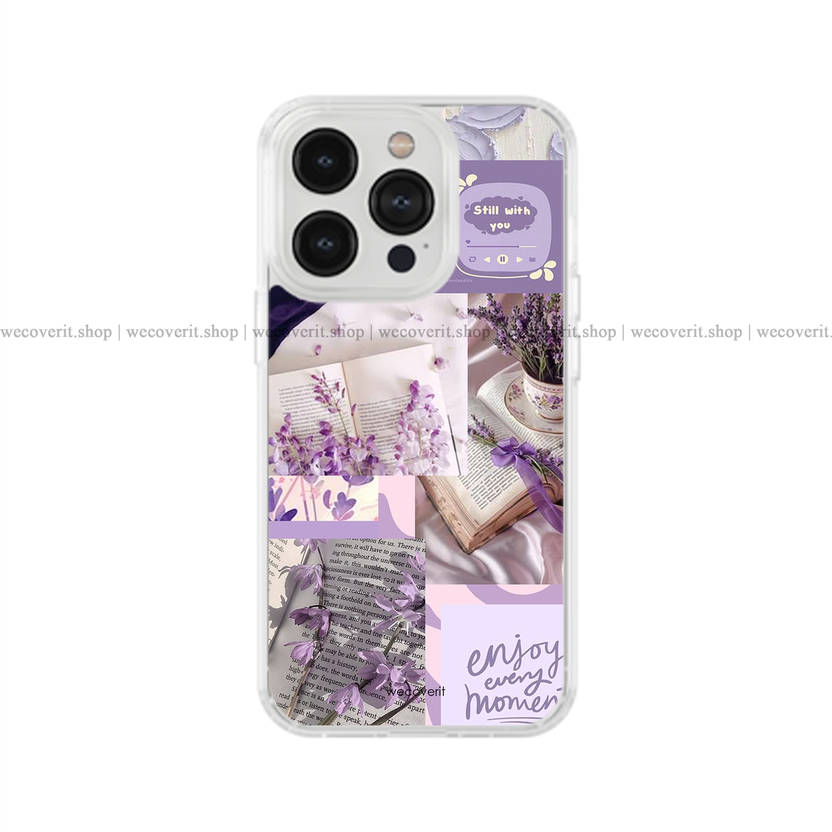 Aesthetic In Purple  Soft Mobile Cover