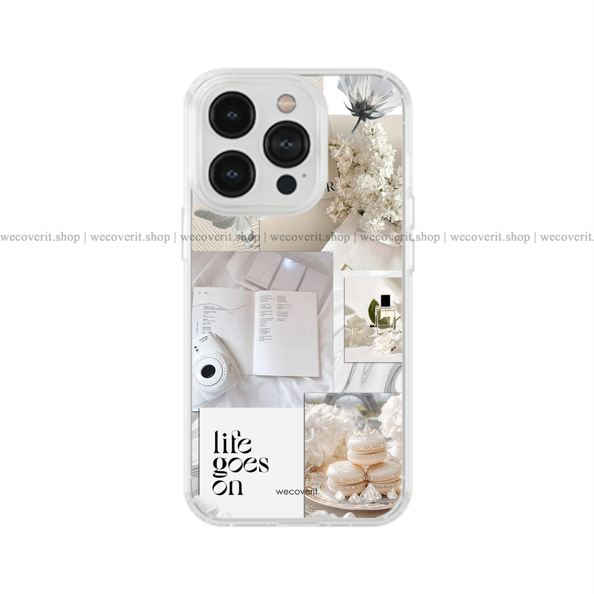 Aesthetic In White Soft Mobile Cover