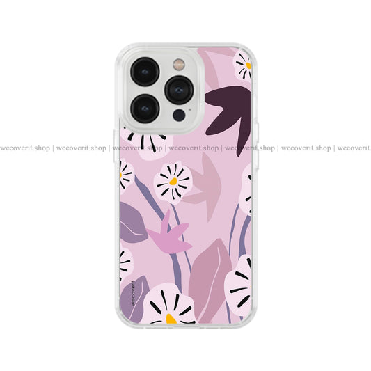 Aesthetic Pink Flowers Floral Soft Mobile Cover