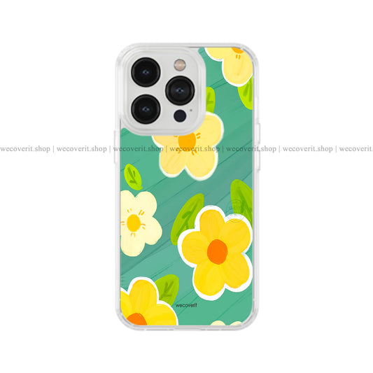 Aesthetic Yellow Flowers Floral Soft Mobile Cover