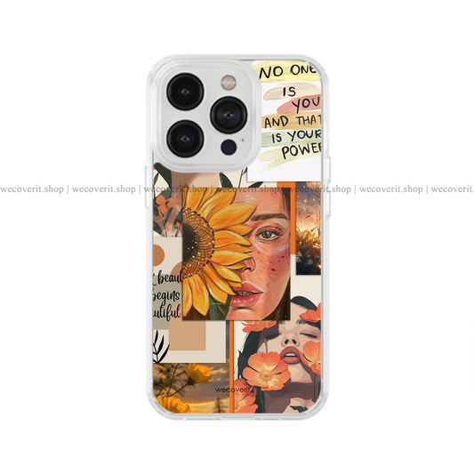 Aesthetic In Orange Soft Mobile Cover