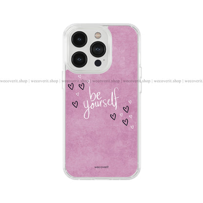 Be Yourself Motivational Aesthetic Soft Mobile Cover