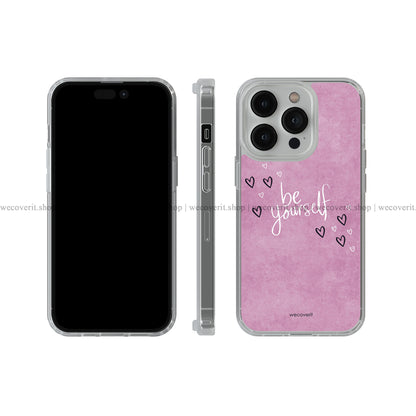 Be Yourself Motivational Aesthetic Soft Mobile Cover