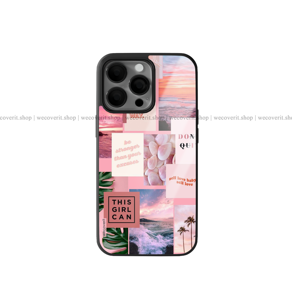 Beach Vibes Aesthetic Premium Glossy Phone Cover