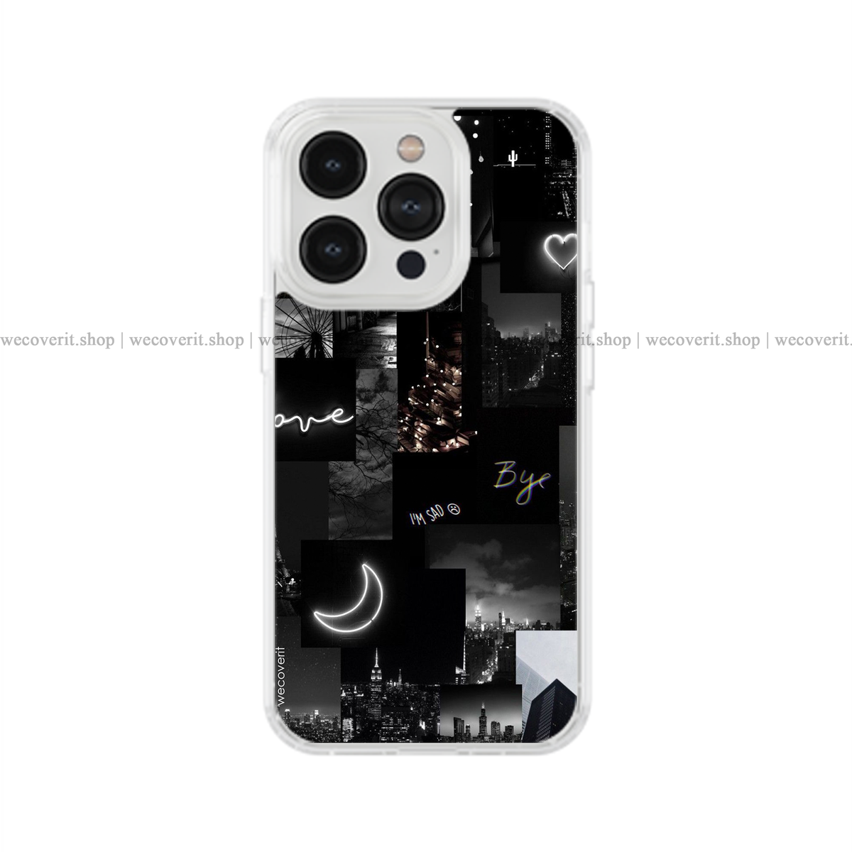 Black Aesthetic Soft Mobile Cover