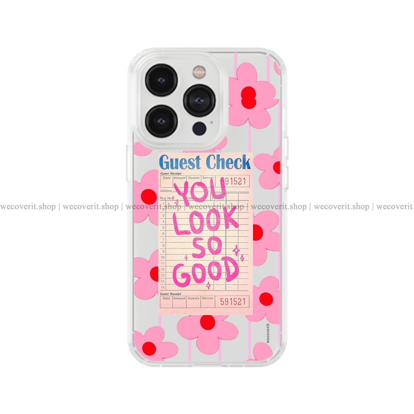 Bloom & Glow Transparent Mobile Cover