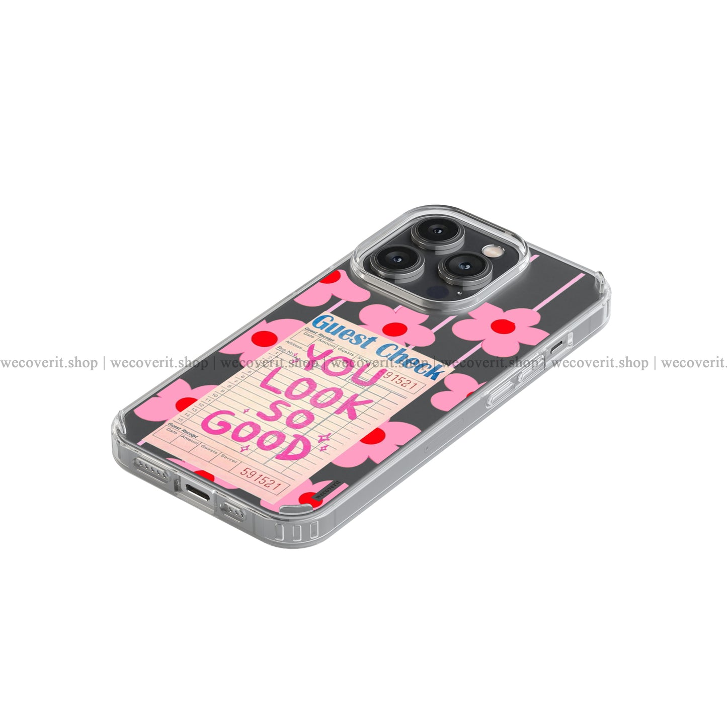 Bloom & Glow Transparent Mobile Cover