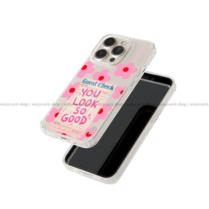 Bloom & Glow Transparent Mobile Cover