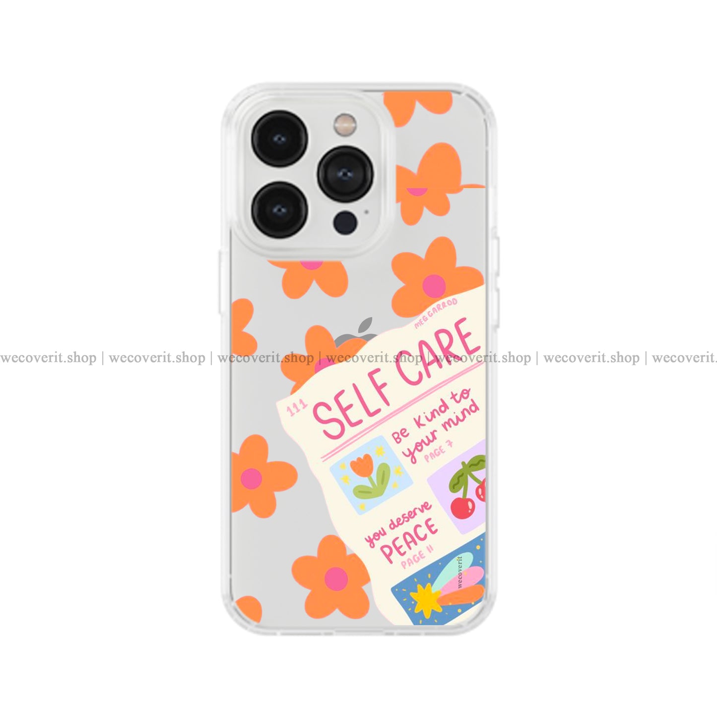 Bloom Therapy Transparent Mobile Cover