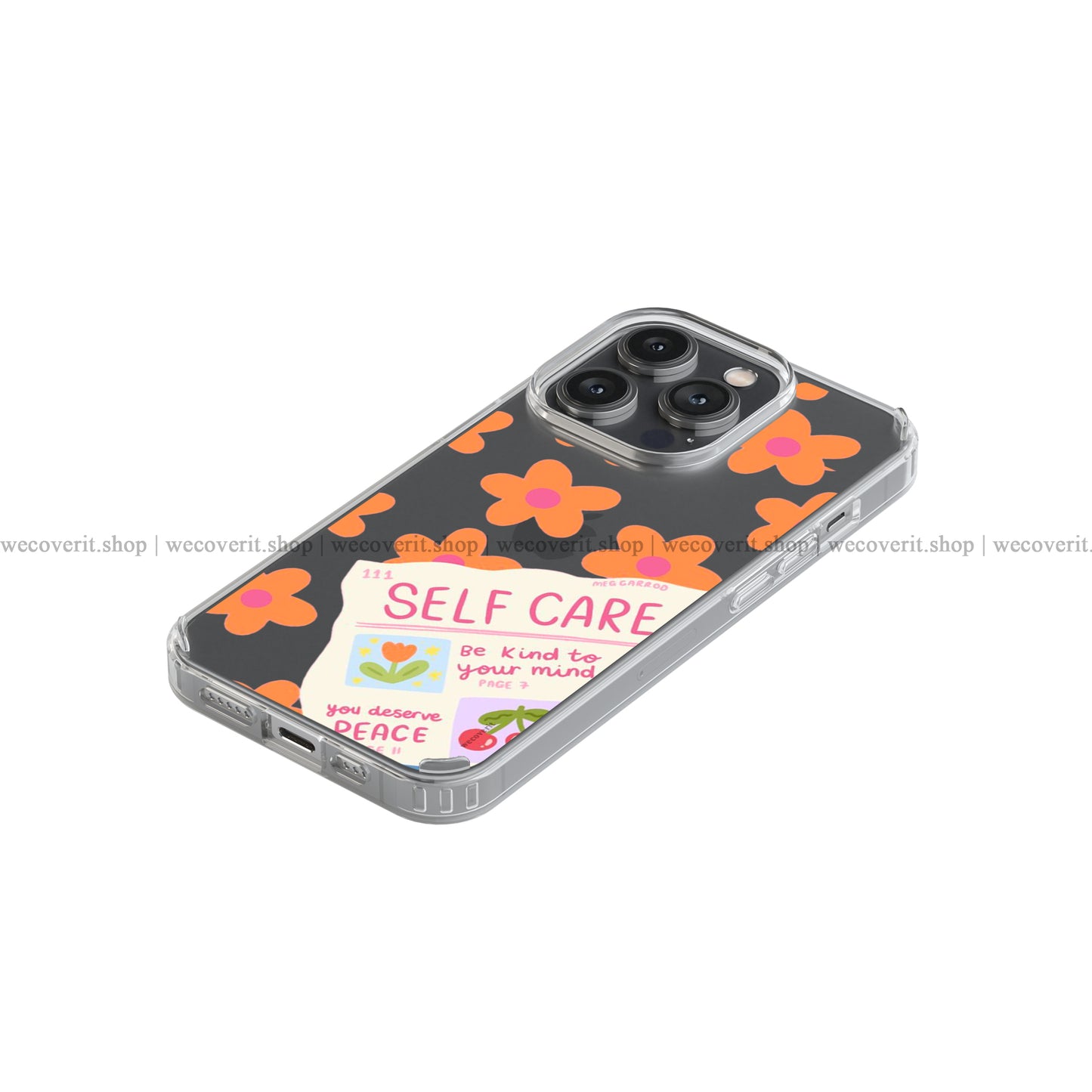 Bloom Therapy Transparent Mobile Cover