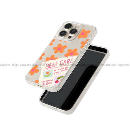 Bloom Therapy Transparent Mobile Cover