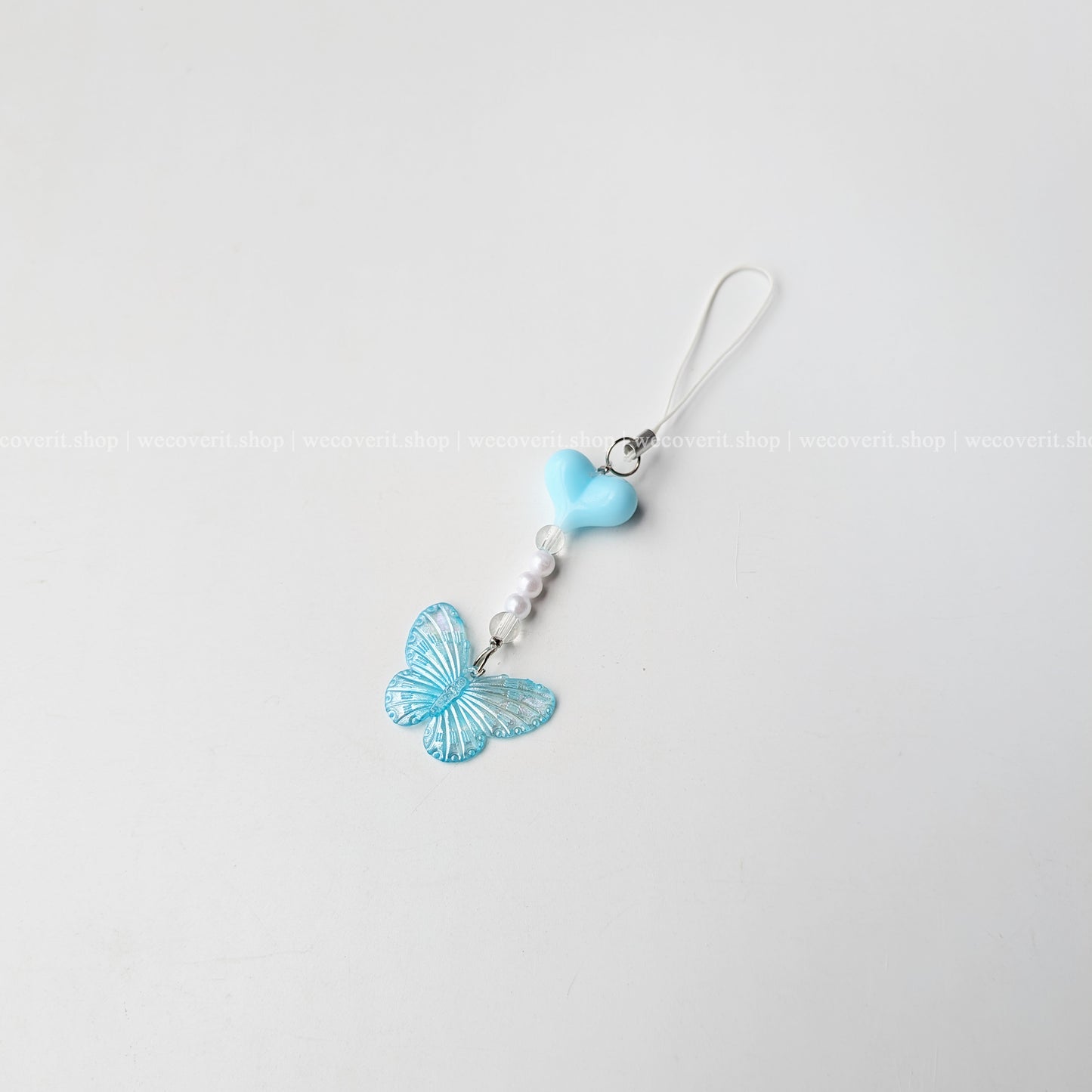 Blue Sweetheart Mobile Charm