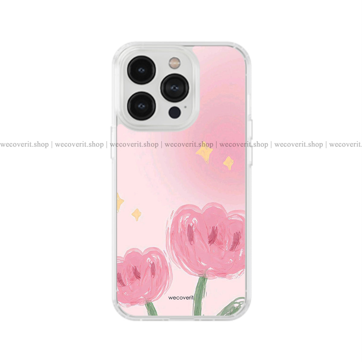Blush Blooms Kawai Soft Mobile Cover