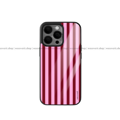 Blush Line Aesthetic Premium Glossy Phone Cover
